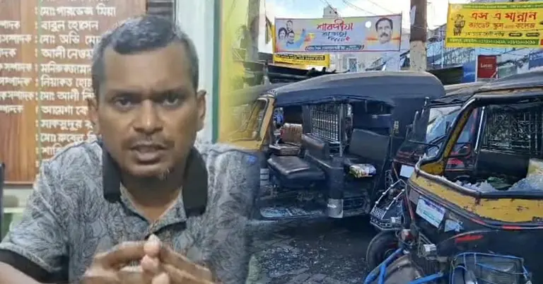 জেলা যুবদলের সহ-সভাপতি ও ভাঙচুর মাহিন্দ্রা